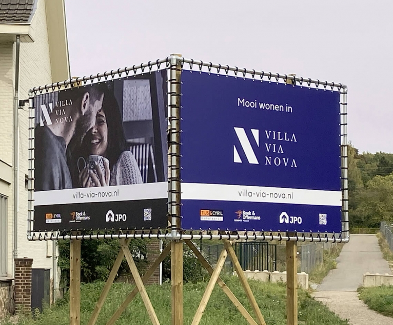 Het projectbord van Villa Via Nova