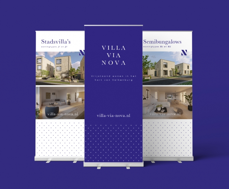 Rollup-banners van Villa Via Nova